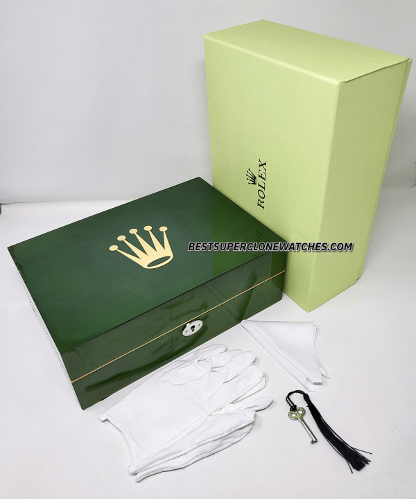 Rolex Watch Box Case Storage Multi 10 Watch Green Display - Image 3