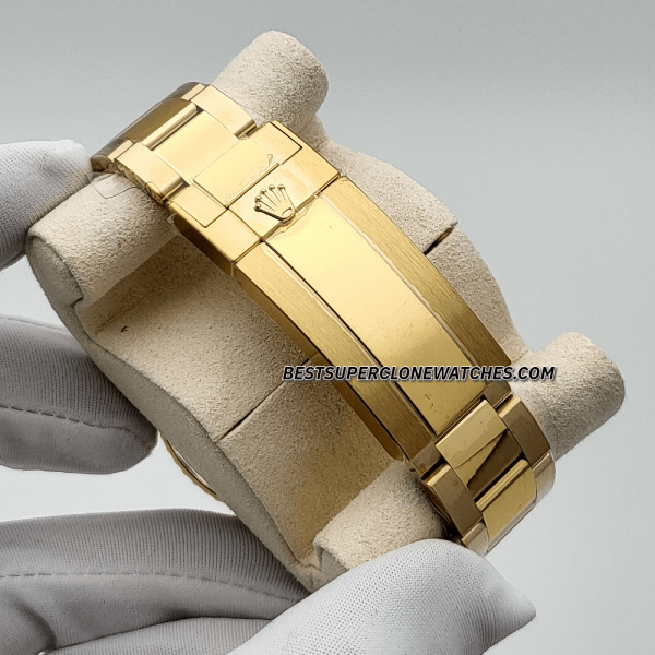 Rolex Deepsea Oyster Yellow Gold Blue Dial 3235 Swiss Super Clone Watch Ref-136668LB - Image 4