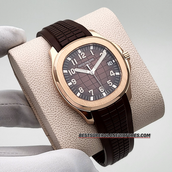 Patek Philippe Aquanaut Rose Gold Brown Dial ETA 26-330 S C/430 Swiss Super Clone Watch Ref-5167R-001 - Image 3