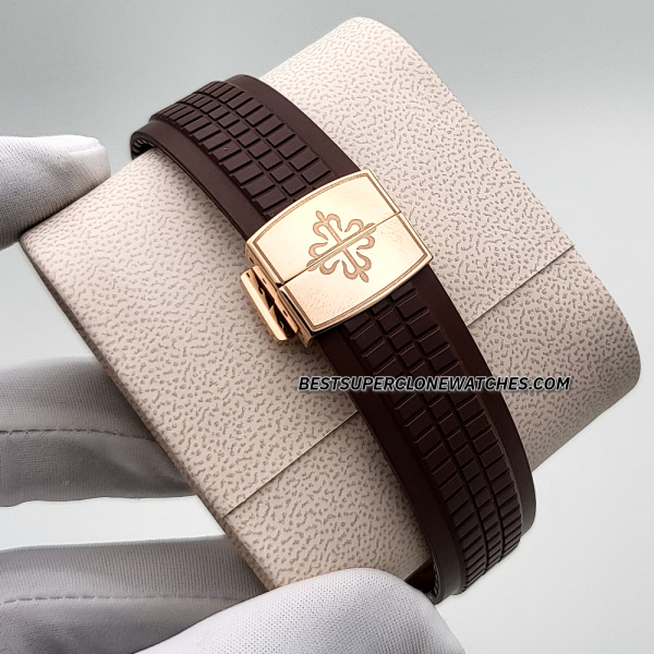 Patek Philippe Aquanaut Rose Gold Brown Dial ETA 26-330 S C/430 Swiss Super Clone Watch Ref-5167R-001 - Image 4