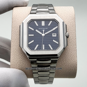 Patek Philippe Cubitus White Gold Sunburst Blue-Gray Dial 26-330 S C/434 Swiss Super Clone Watch Ref-7128/1G-001