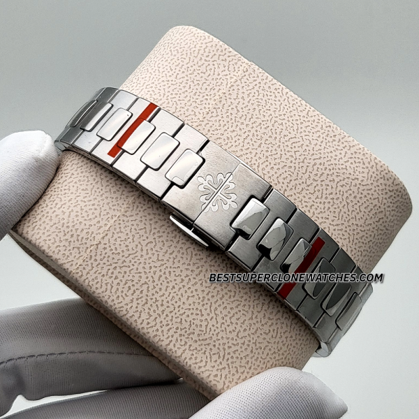 Patek Philippe Cubitus White Gold Sunburst Blue-Gray Dial 26-330 S C/434 Swiss Super Clone Watch Ref-7128/1G-001 - Image 4