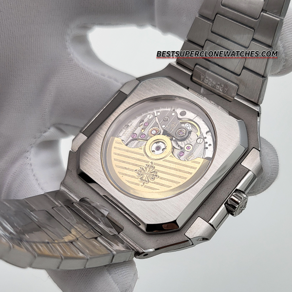 Patek Philippe Cubitus White Gold Sunburst Blue-Gray Dial 26-330 S C/434 Swiss Super Clone Watch Ref-7128/1G-001 - Image 5