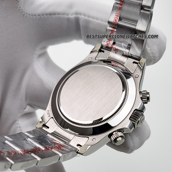 Rolex Cosmograph Daytona White Gold Bright Blue Dial 4131 Swiss Super Clone Watch Ref-126509 - Image 5