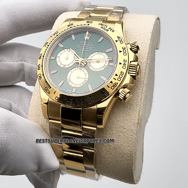 Rolex Daytona bright green dial clone