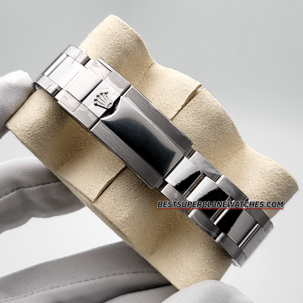 Rolex GMT Master II White Gold Left-Hand Green Ceramic Dial 3285 Swiss Super Clone Watch Ref-126729VTNR - Image 4