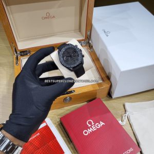 Omega Speedmaster Dark Side Of the Moon 44.25mm Black Ceramic On Coated Nylon Fabric Strap 9300 Swiss Super Clone Watch Ref : 311.92.44.51.01.005
