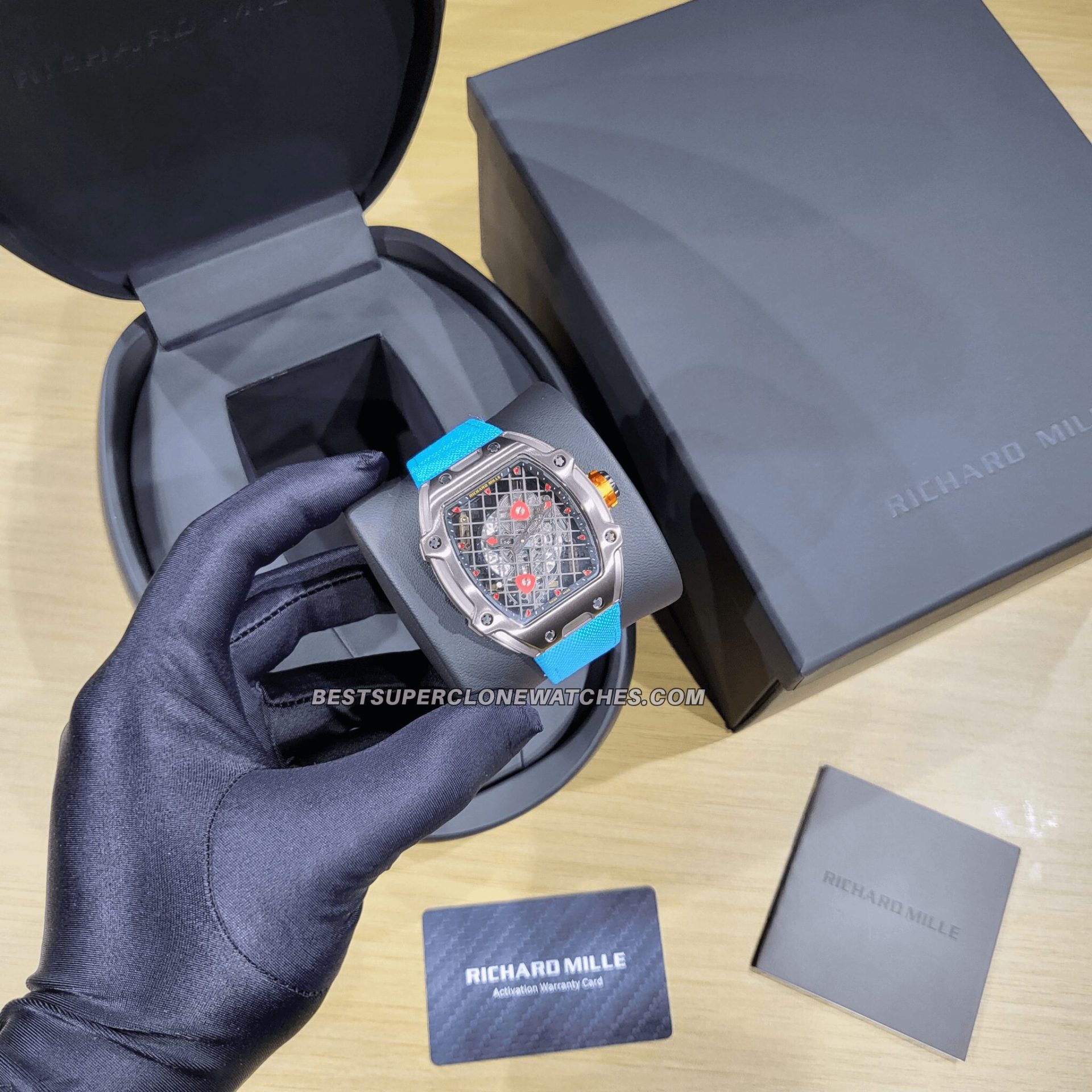 Richard Mille RM 27-04 Rafael Nadal Black Carbon TPT 47.25mm Swiss Super Clone Watch