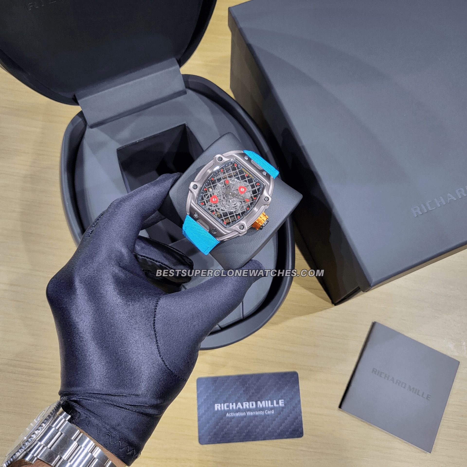 Richard Mille RM 27-04 Rafael Nadal Black Carbon TPT 47.25mm Swiss Super Clone Watch - Image 2